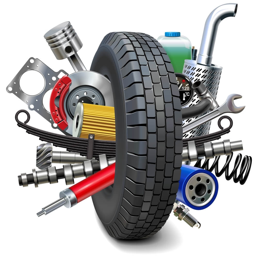 spare parts fix in tyre of cars